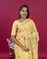 SC3298 - Linen Cotton With Full Body Embroidery